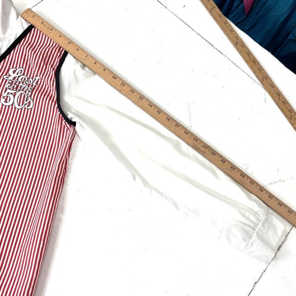 la mendola lost in the 50's Red White Stripe Top - Picture 5 of 8